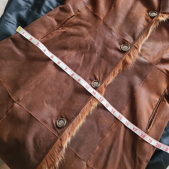 Shearling long coat - Picture 8 of 8